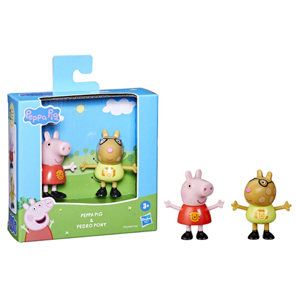 Hasbro Peppa Pig Peppa’s Best Friends Φιγούρες Peppa Pig & Pedro Pony 7cm