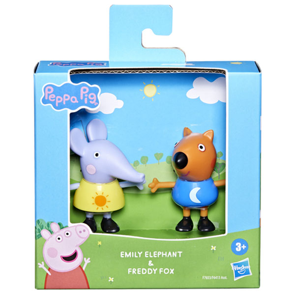 Hasbro Peppa Pig Peppa’s Best Friends Φιγούρες Emily Elephant & Freddy Fox 7cm