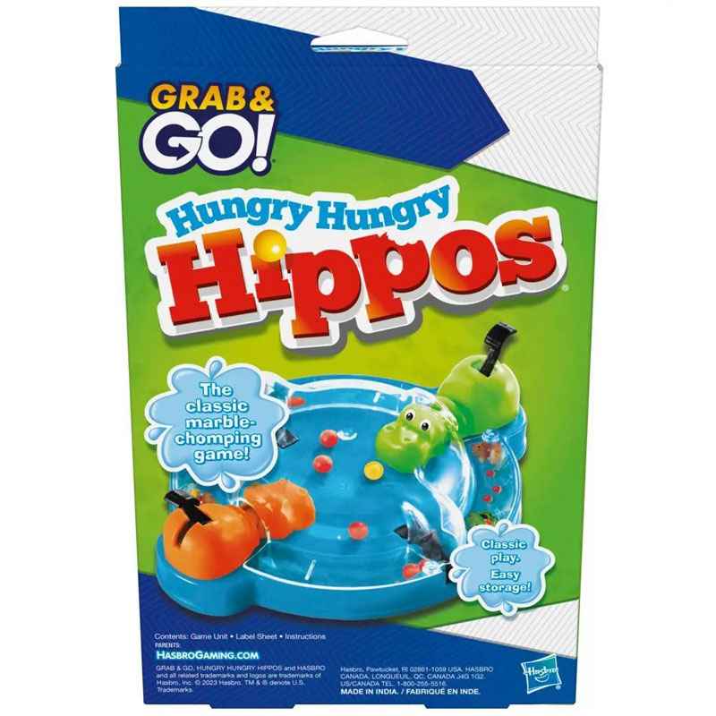Hasbro Hungry Hungry Hippos Grab and Go F8255