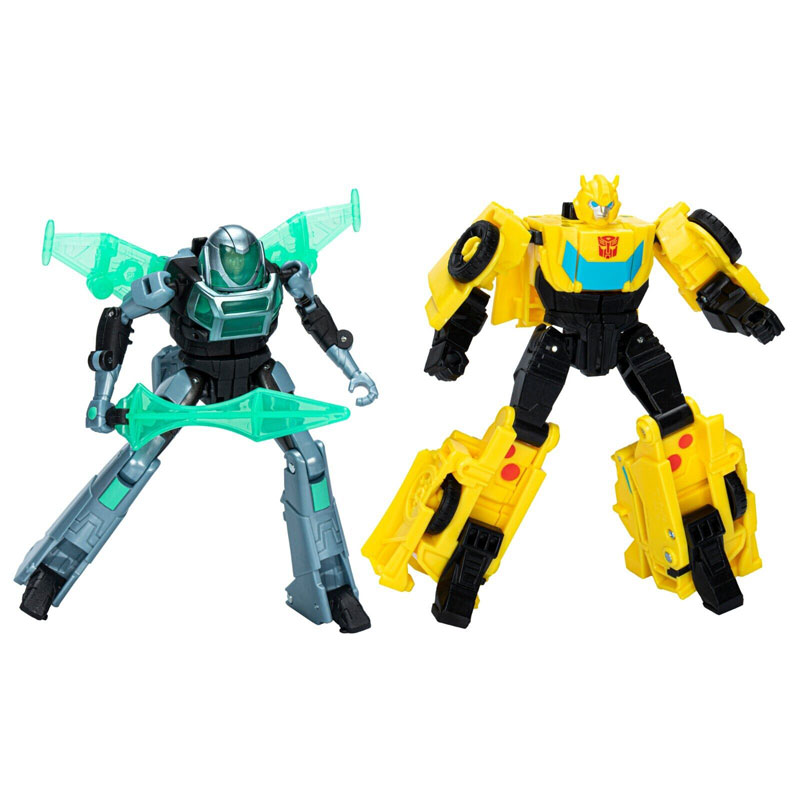 Hasbro Transformers EarthSpark Cyber-Combiner Set 2 Bumblebee & Mo Malto Action Figure F8439