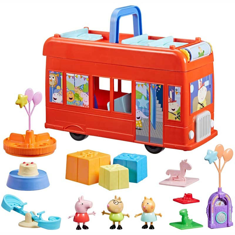 Hasbro Peppa Pig Peppa's 2 in 1 Party Bus F8881