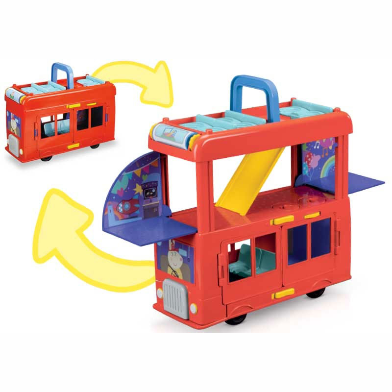 Hasbro Peppa Pig Peppa's 2 in 1 Party Bus F8881