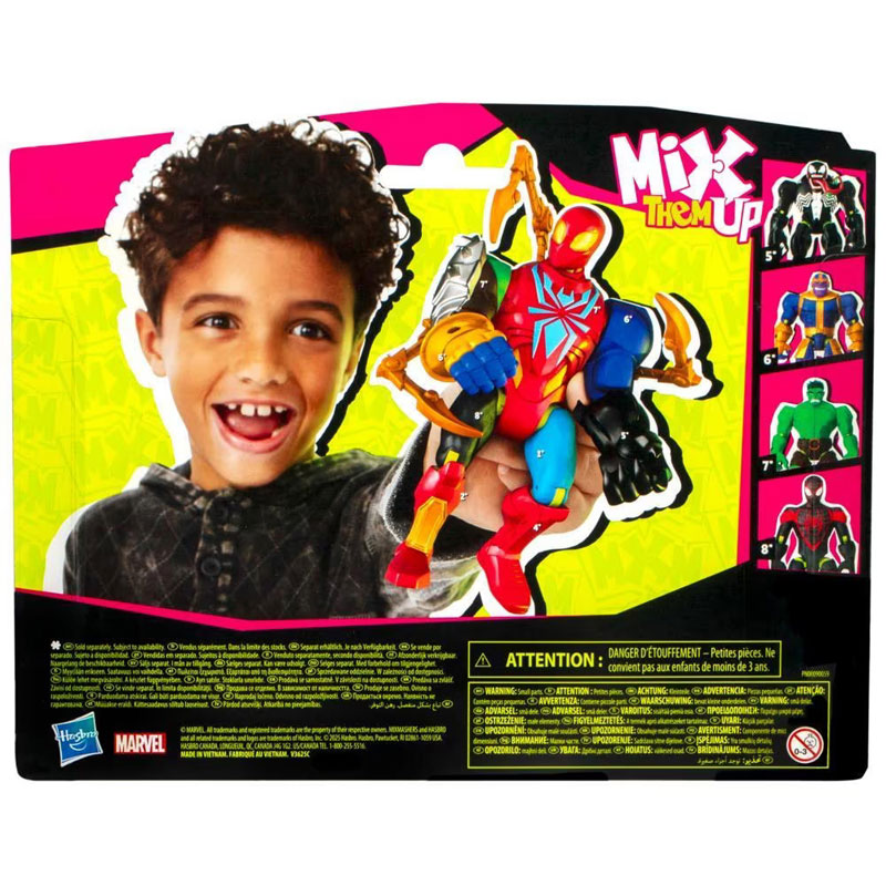Hasbro Spider-Man MixMashers Deluxe Figures 12 cm - Iron Spider F9217