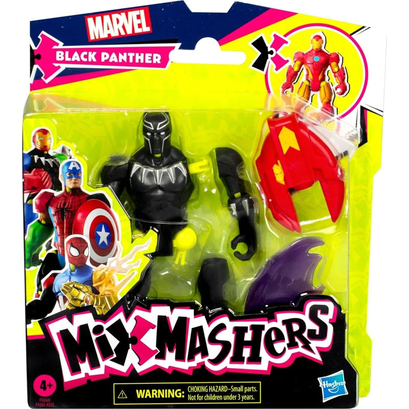 Hasbro Avengers Marvel MixMashers Βασικές Φιγούρες 12 cm - Black Panther F9268