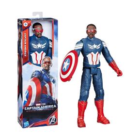 Hasbro Marvel Captain America Brave New World Titan Hero Series Captain America 30cm F9276