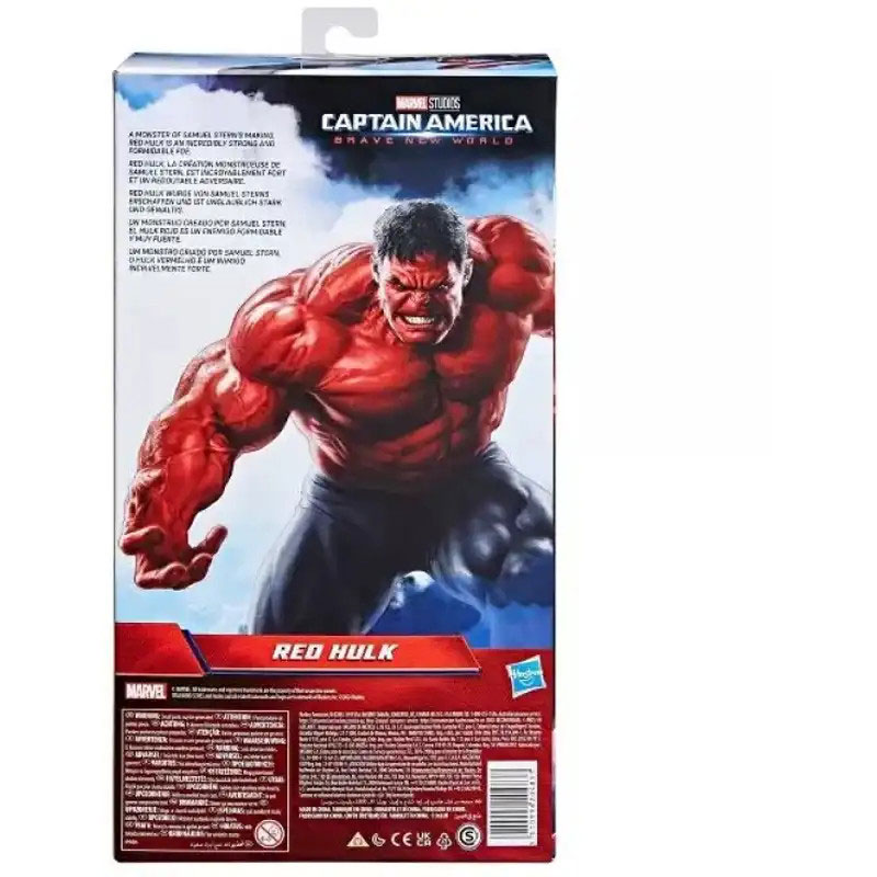 Hasbro Marvel Captain America Brave New World Deluxe Figure Red Hulk Titan Hero Villian 30cm F9299