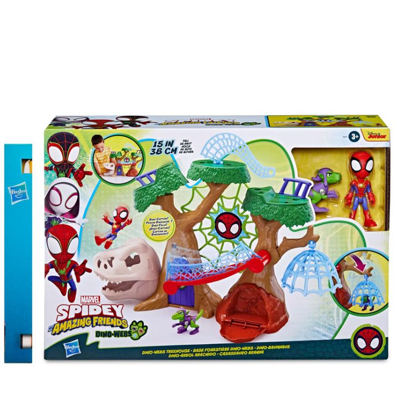 Λαμπάδα Hasbro Marvel Spidey and His Amazing Friends Spidey Hero Dino Webs Treehouse Playset F9477