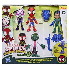 Hasbro Spidey and His Amazing Friends: Σετ φιγούρες Dino Heroes and Lizard F9483