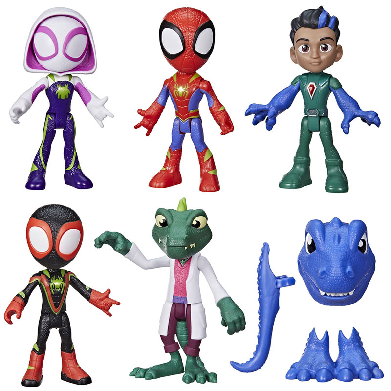 Hasbro Spidey and His Amazing Friends: Σετ φιγούρες Dino Heroes and Lizard F9483