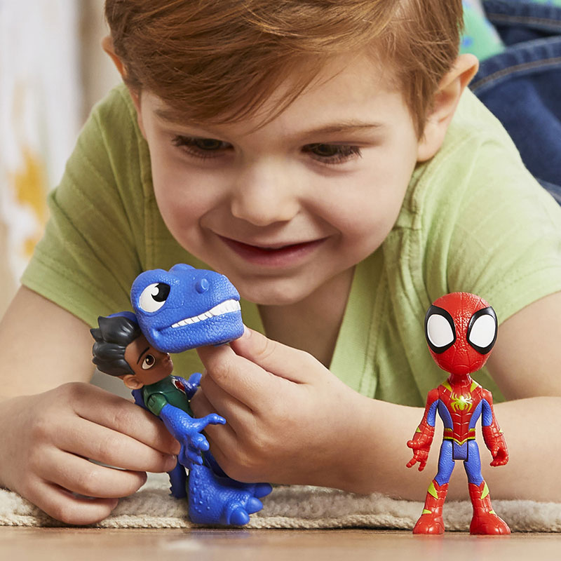 Hasbro Spidey and His Amazing Friends: Σετ φιγούρες Dino Heroes and Lizard F9483