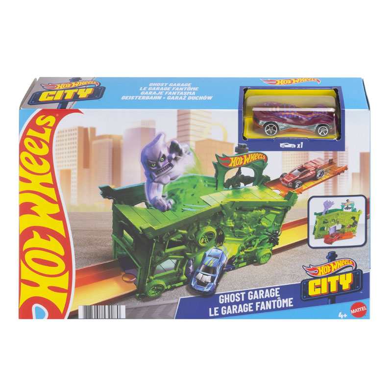 Mattel Hot Wheels City Αναδιπλούμενη Πίστα Ghost Garage