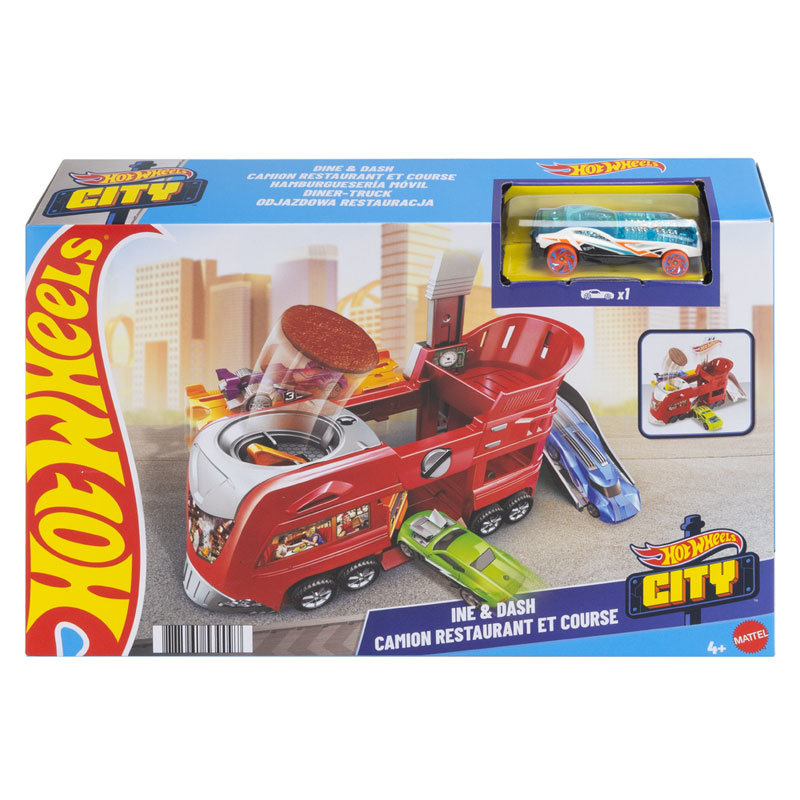 Mattel Hot Wheels City Αναδιπλούμενη Πίστα Ine & Dash