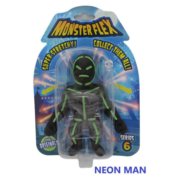 Just Toys Monsterflex S6 Φιγούρες 15cm  Neon Man