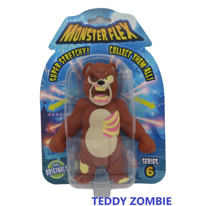 Just Toys Monsterflex S6 Φιγούρες 15cm Teddy Zombie