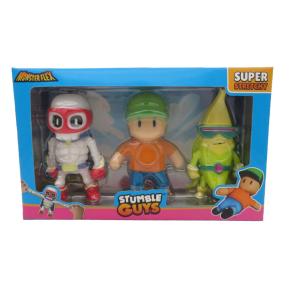 Just Toys Monsterflex Φιγούρες Stumble Guys 3 Pack  Series 2 - Σχέδια 0550