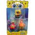 Just Toys SpongeBob Movie 3D Μίνι Φιγούρες SpongeBob 3τμχ. - SpongeBob, Mr Krabs, Patrik 0608