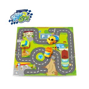 Just Toys Kidz To GO Mini Car Set 3 with Playmat  80x70cm 10629