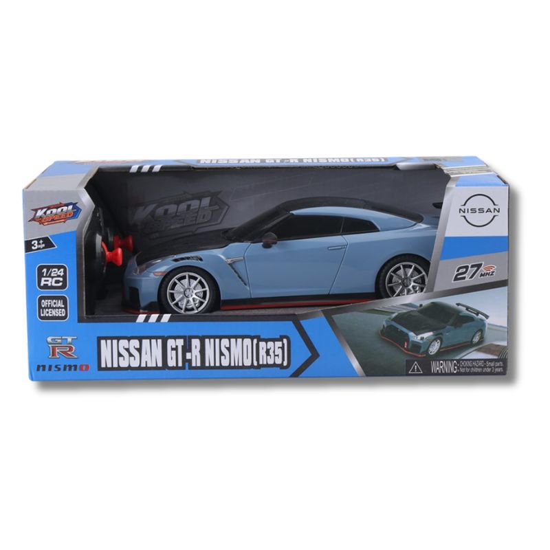 Just Toys Kool Speed - Licensing Cars 1:24 RC Nissan GT-R Nismo (R35) Γκρι-Μπλε