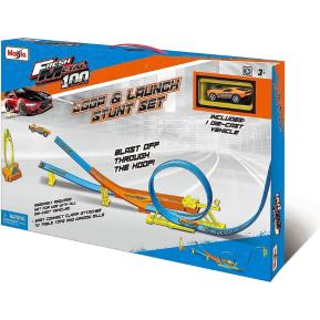 Maisto Fresh Metal Loop & Launch Stunt Set 12552