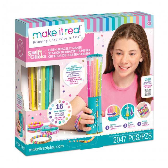 Make It Real Swift Clicks Heishi Bracelet Maker 1459