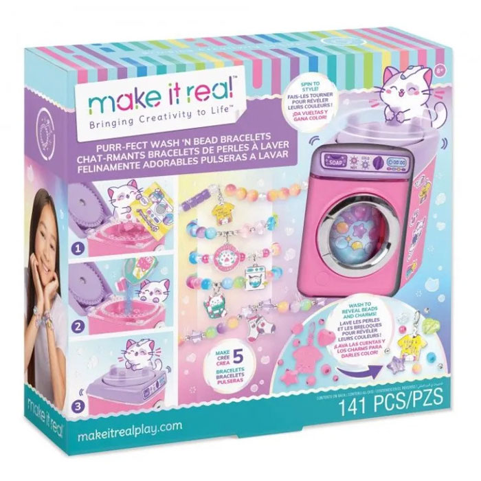 Make It Real Purrfect Wash N' Bead Bracelets 1466
