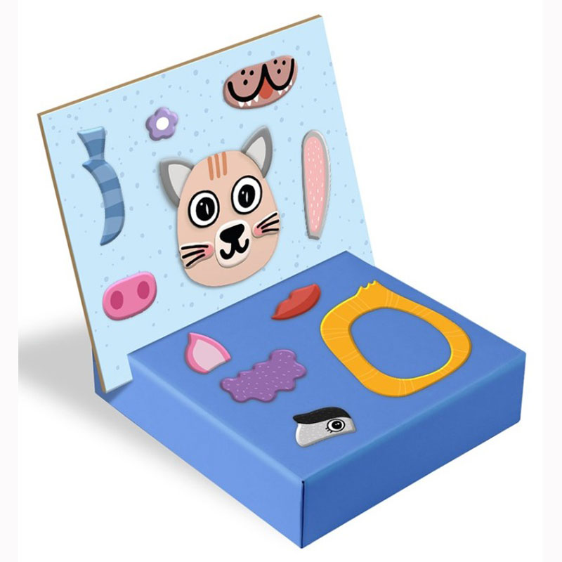 Just Toys Magnetic Faces Animals – Μαγνητικό παιχνίδι με 77 τεμάχια 200209
