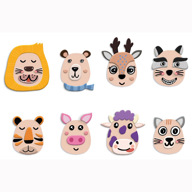 Just Toys Magnetic Faces Animals – Μαγνητικό παιχνίδι με 77 τεμάχια 200209