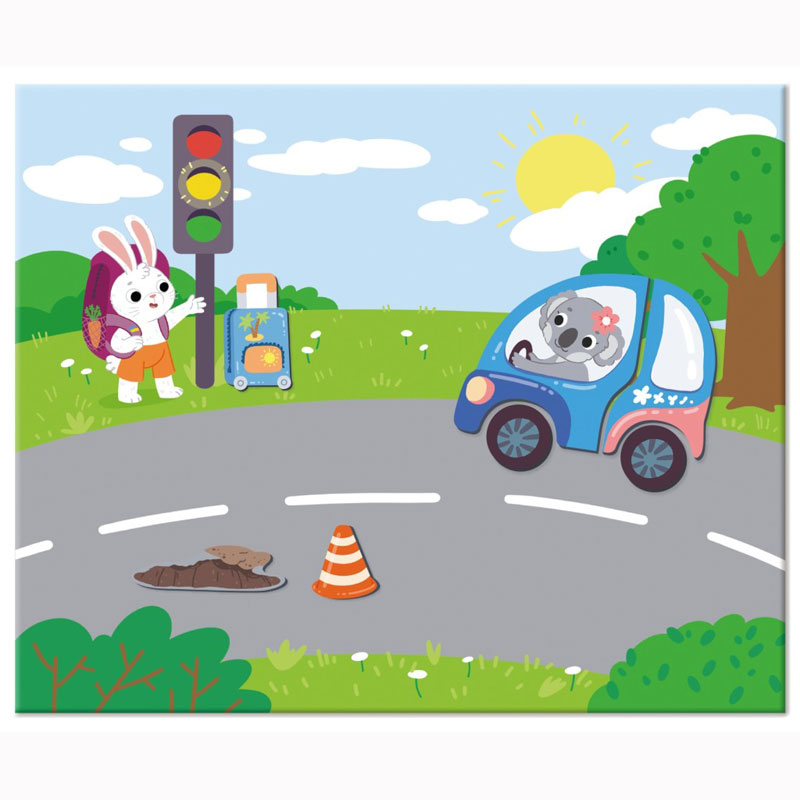 Just Toys Magnetic Road Trip – Μαγνητικό παιχνίδι με 36 τεμάχια 200244