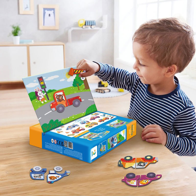 Just Toys Magnetic Road Trip – Μαγνητικό παιχνίδι με 36 τεμάχια 200244