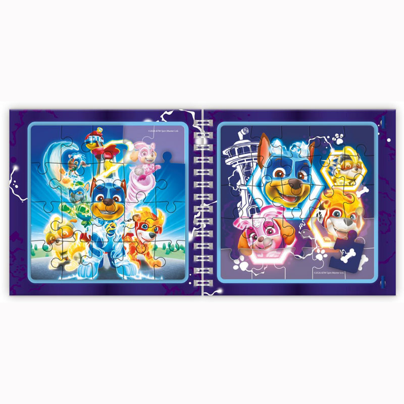 Just Toys Paw Patrol Mighty Pups Super Paws travel - Σετ 2 μαγνητικών puzzle 200541