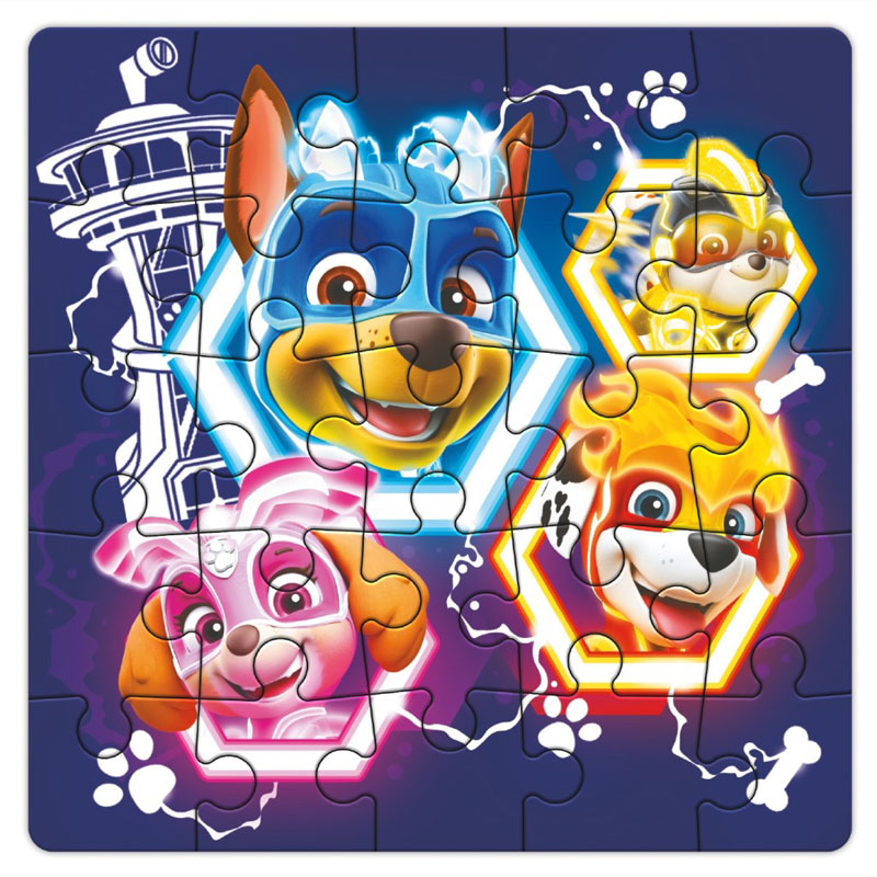 Just Toys Paw Patrol Mighty Pups Super Paws travel - Σετ 2 μαγνητικών puzzle 200541