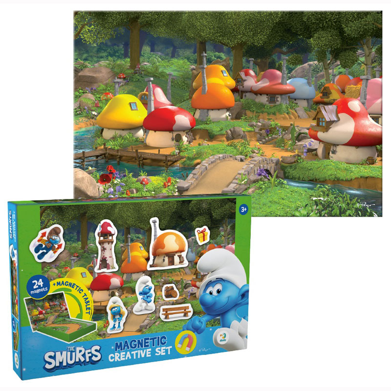 Just Toys The Smurfs – Μαγνητικό δημιουργικό σετ με 24 μαγνήτες 200627