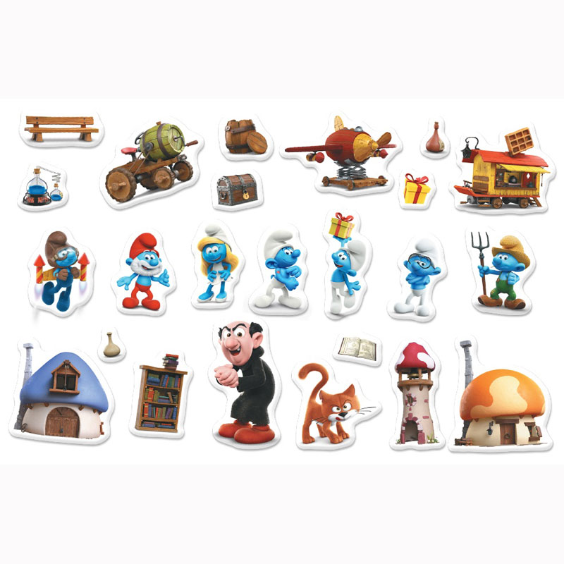 Just Toys The Smurfs – Μαγνητικό δημιουργικό σετ με 24 μαγνήτες 200627