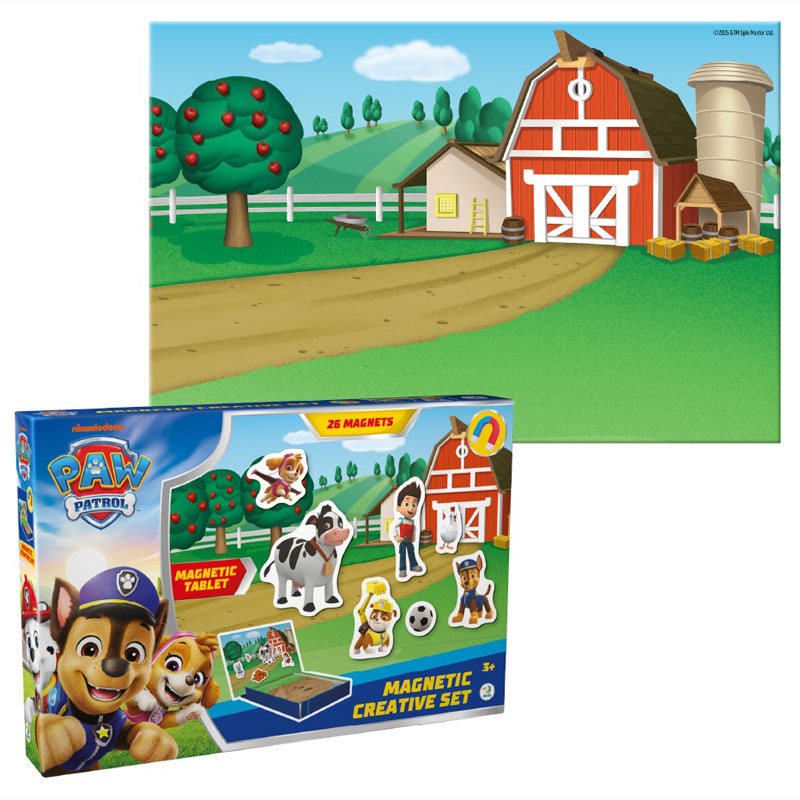 Just Toys Paw Patrol – Μαγνητικό δημιουργικό σετ με 26 μαγνήτες 200639