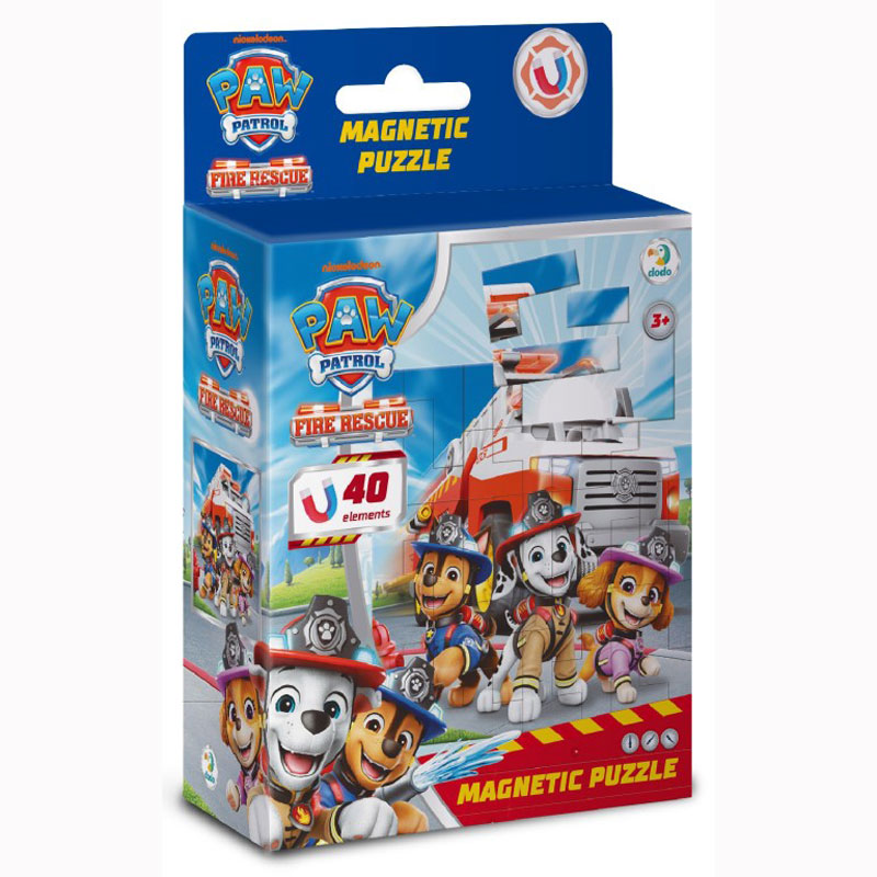 Just Toys Paw Patrol Fire Rescue – Μαγνητικό Puzzle 40 τεμάχια 200648