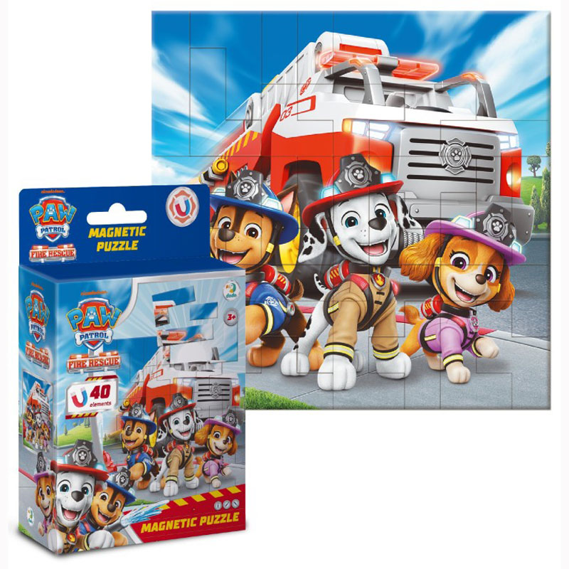 Just Toys Paw Patrol Fire Rescue – Μαγνητικό Puzzle 40 τεμάχια 200648
