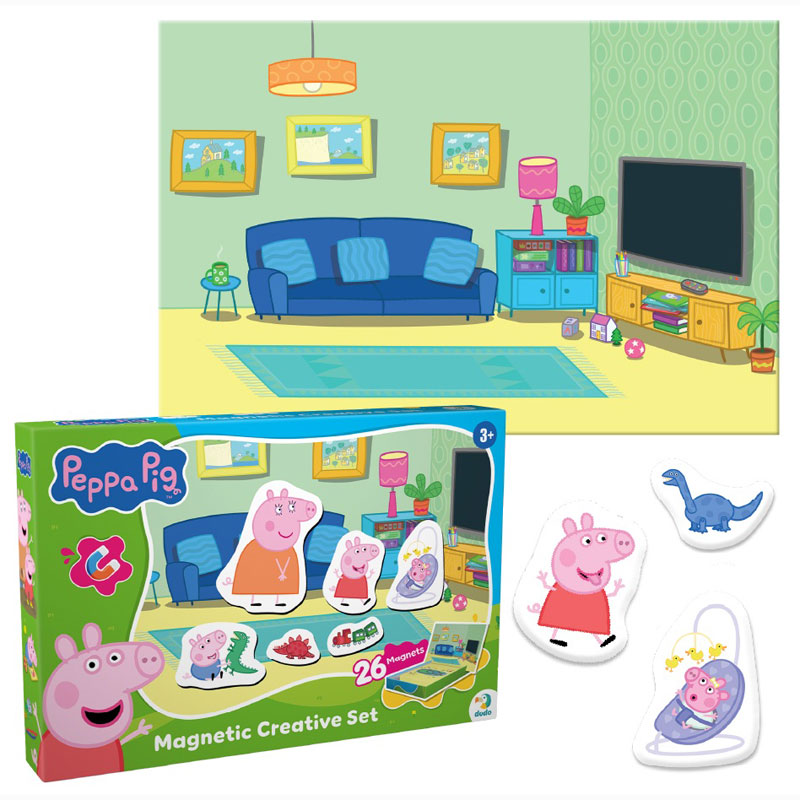 Just Toys Peppa Pig – Μαγνητικό δημιουργικό σετ με 26 μαγνήτες 200665