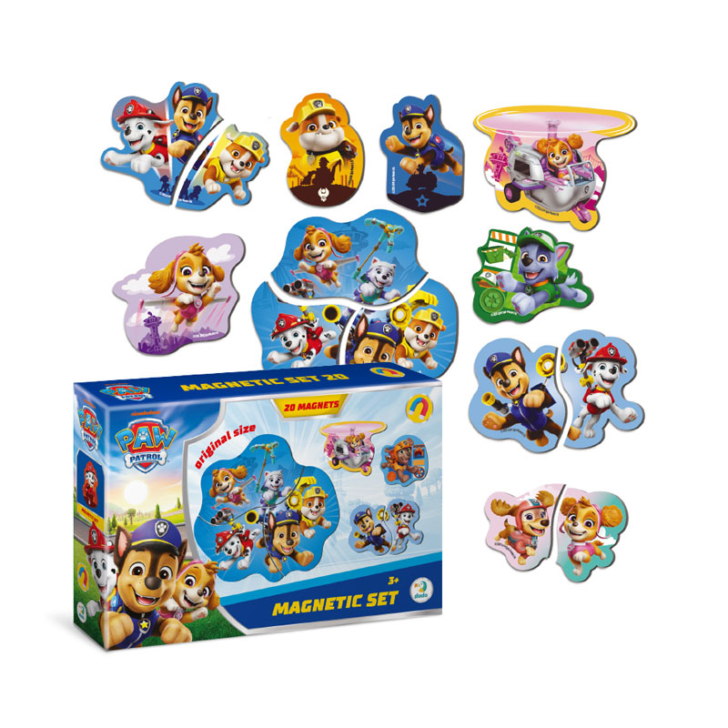 Just Toys Paw Patrol Rescue - Μαγνητικό σετ με 20 μαγνήτες 200669