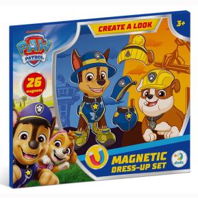 Just Toys Paw Patrol – Chase & Rubble Magnetic Dress-Up Set με 26 μαγνήτες 200698