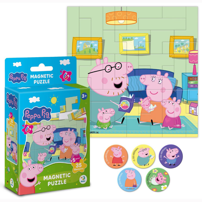 Just Toys Peppa Pig – Μαγνητικό Puzzle 35 τεμάχια 200758
