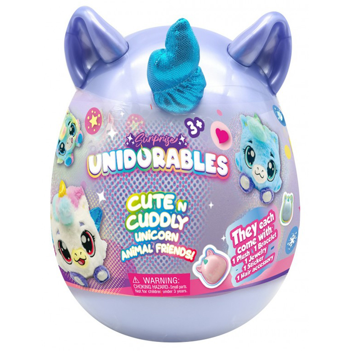 Just Toys Unidorables Surprise  Σειρά 1 Purple Egg-Unicorn Purple