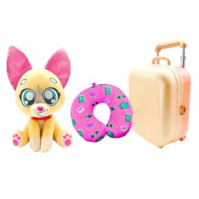 Just Toys Lovable Luggables Surprise Βαλιτσάκι με λούτρινο Bree Sunshine Golden Traveler & Αξεσουάρ