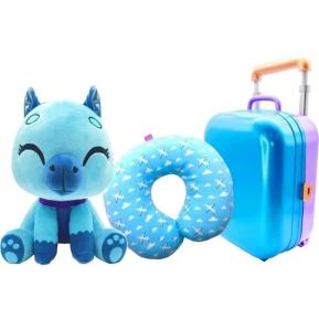 Just Toys Lovable Luggables Βαλιτσάκι με λούτρινο Azul Explorer The Chic Jetsetter & Αξεσουάρ