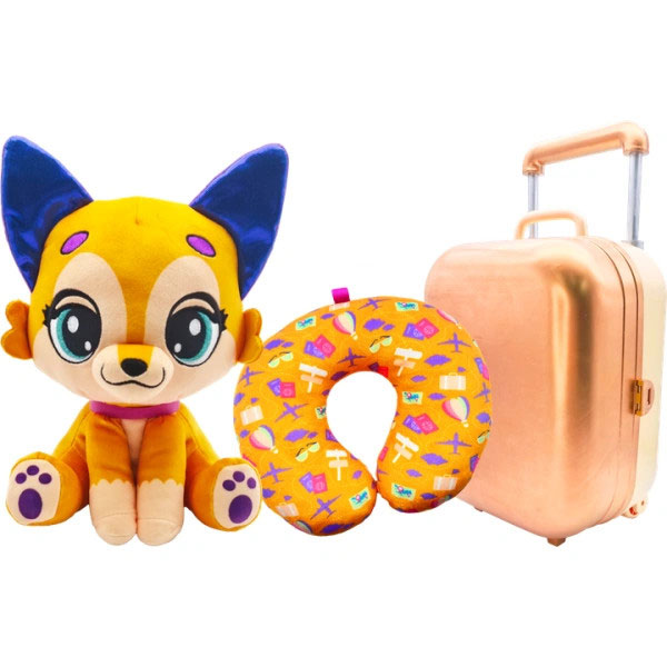 Just Toys Lovable Luggables Surprise Βαλιτσάκι με λούτρινο Solly Safari & Αξεσουάρ