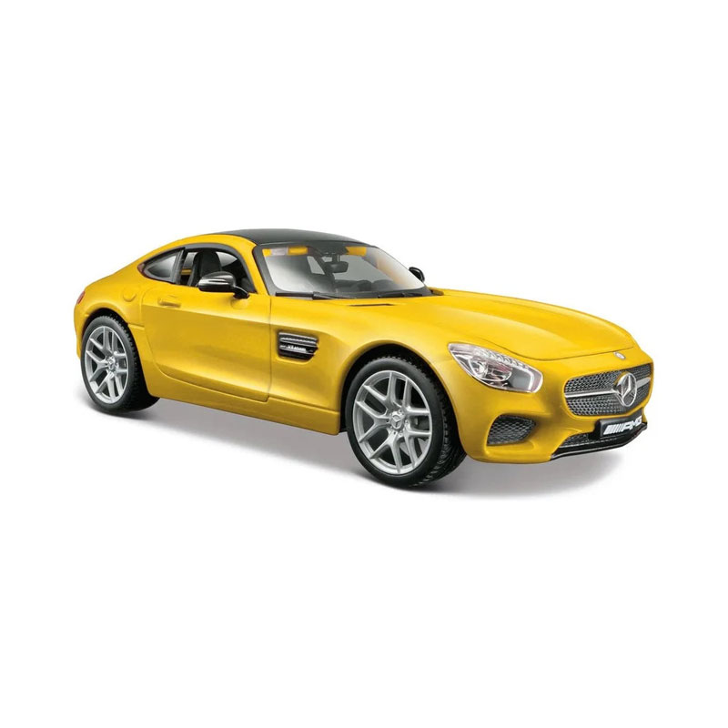 Maisto Matte Black Series 1:24 Mercedes AMG GT Yellow 31134