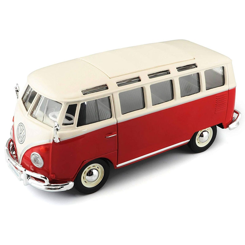 Maisto Special Edition 1:24 Volkswagen Van Samba Red 31956