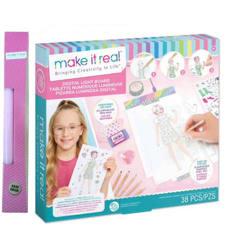Λαμπάδα Make It Real Fashion Design Sketchbook Digital Light Board 3503