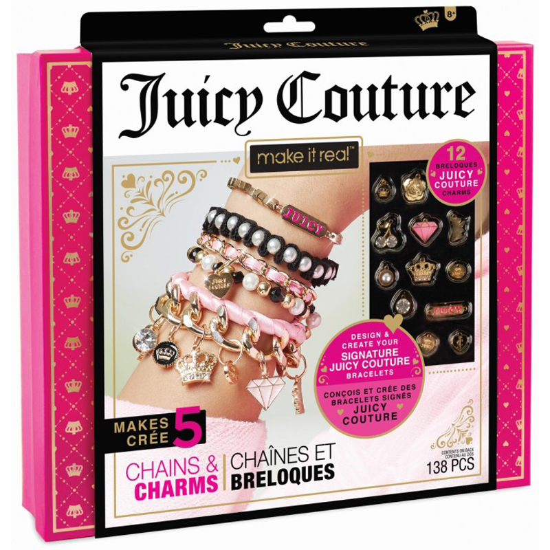 Make It Real Juicy Couture Chain & Charms 4404