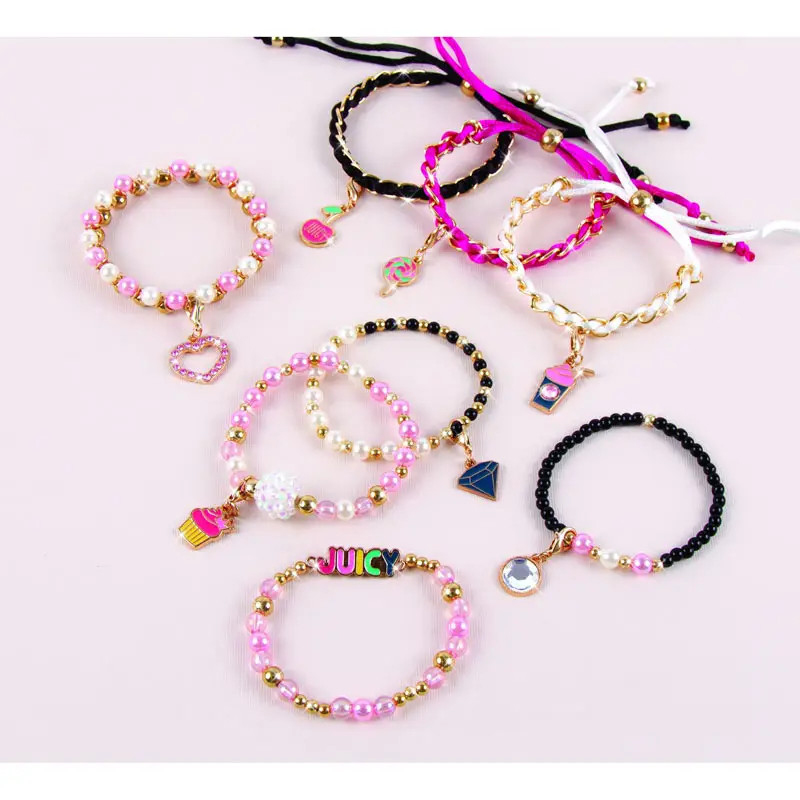 Make It Real Juicy Couture Pink And Precious Bracelets 4432