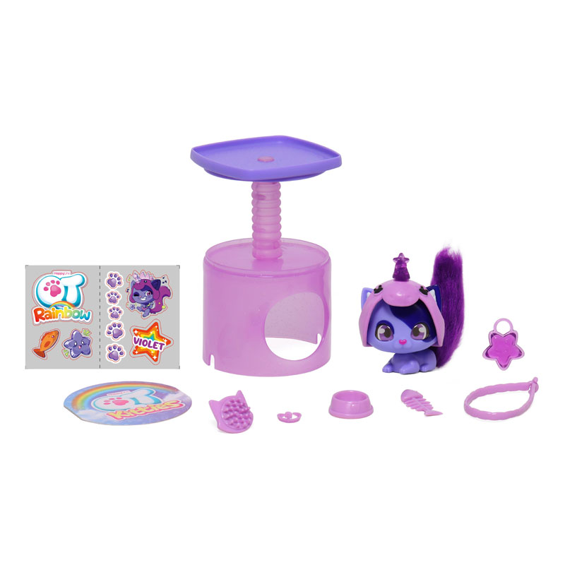 Just Toys Happy Line QT Kitties Rainbow - Σχέδια 450006